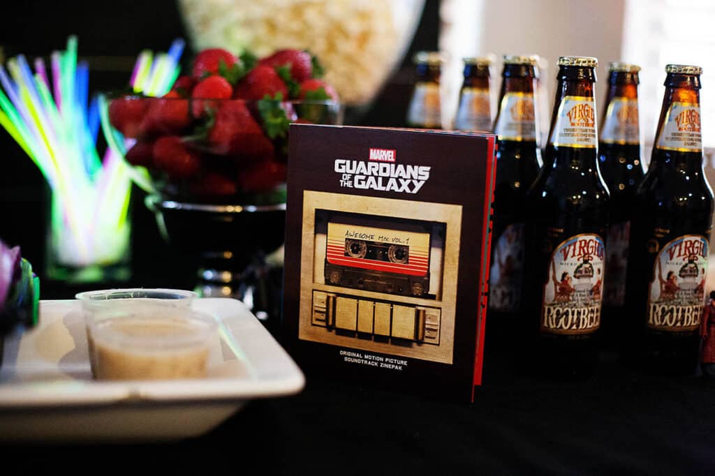 Guardians of the Galaxy Birthday Drinks