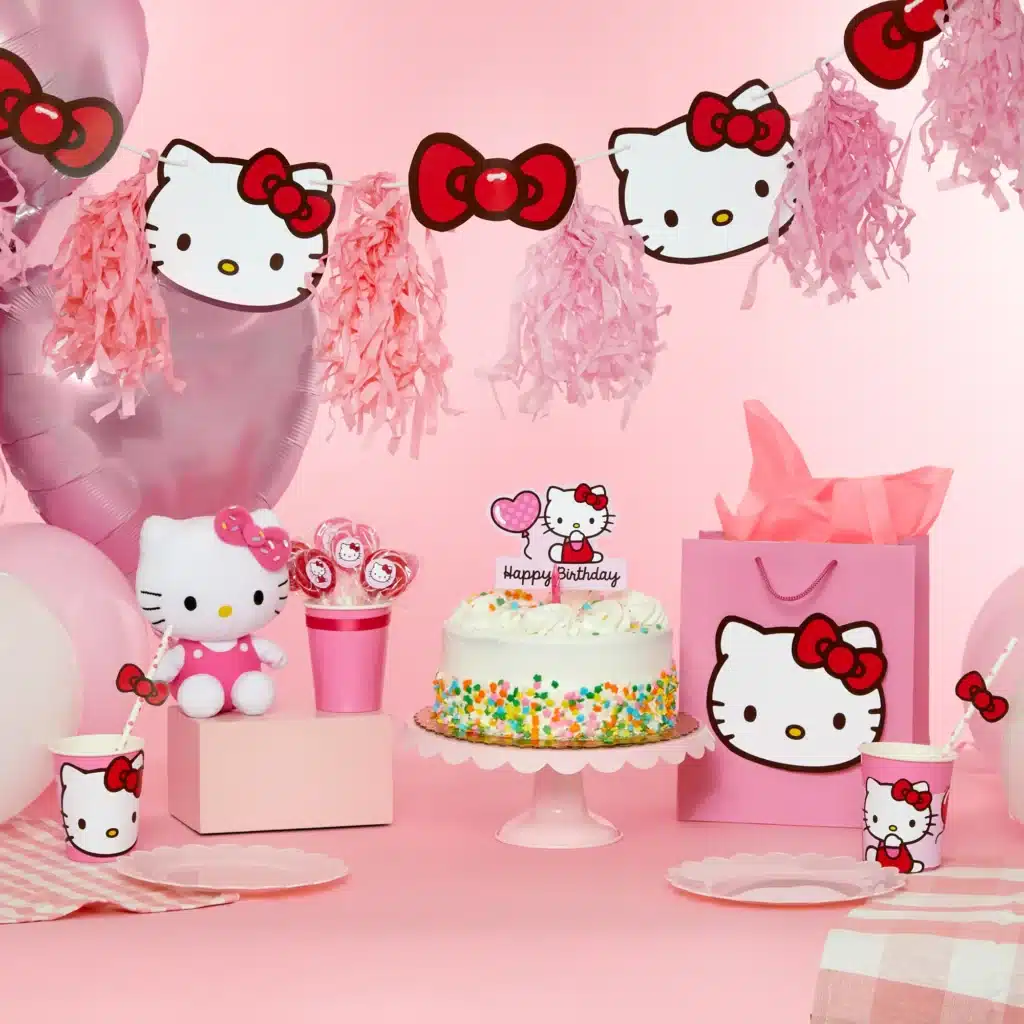 Hello Kitty Birthday Table Setting