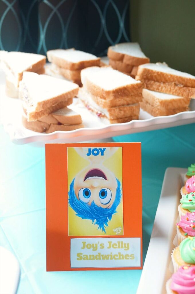 Inside Out Birthday Snacks