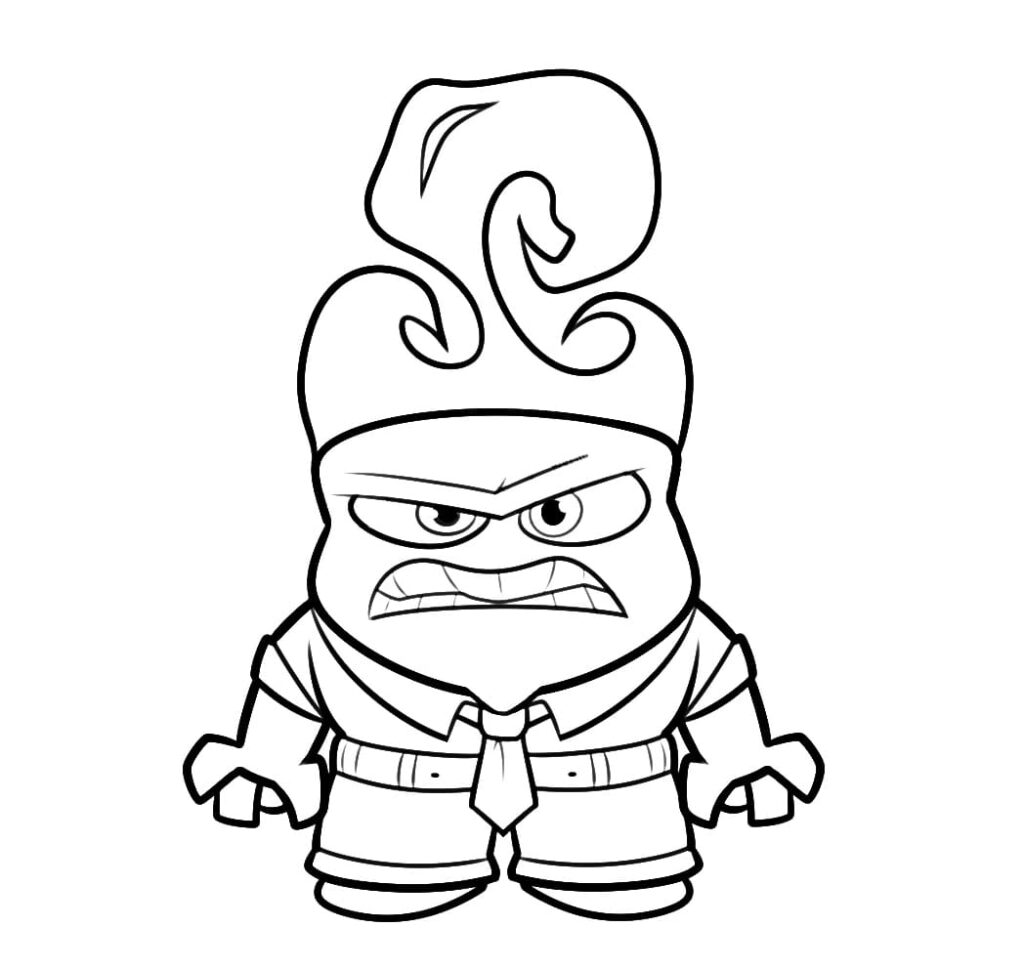 Inside Out Coloring Page