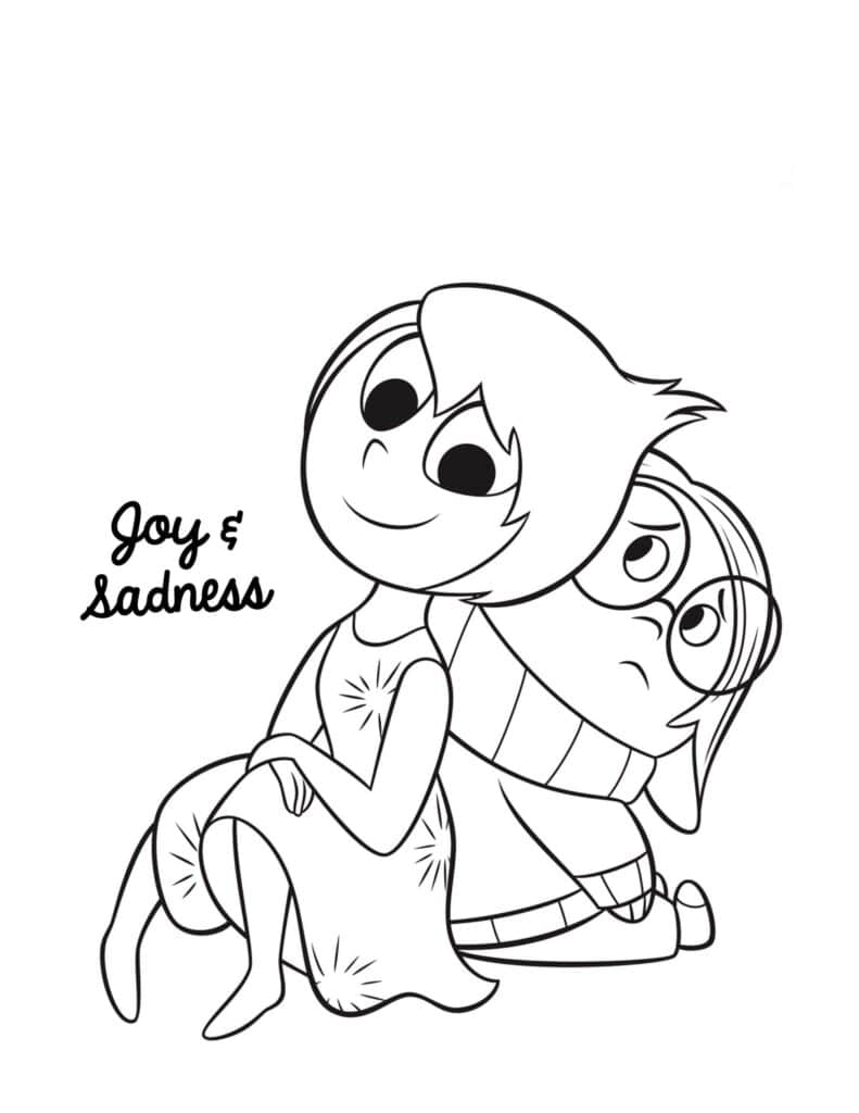 Inside Out Coloring Page