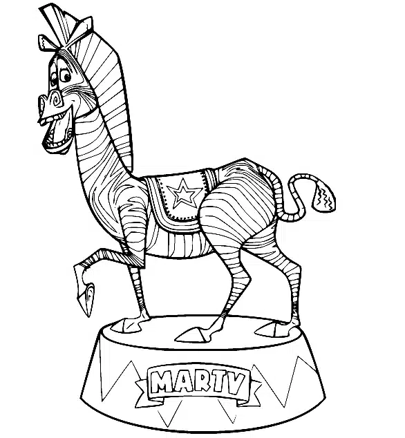 Madagascar Coloring Page