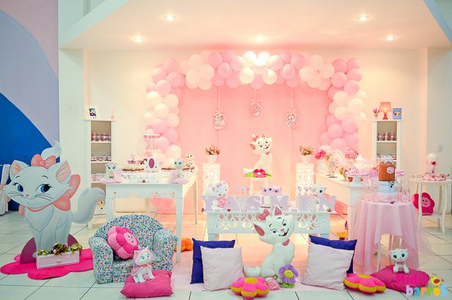 Marie the Cat Birthday Decorations