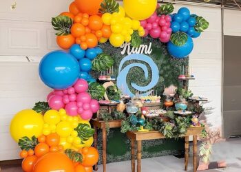 Moana Birthday Dessert Table