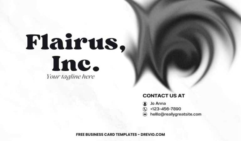 FREE Editable Modern And Sleek Business Card