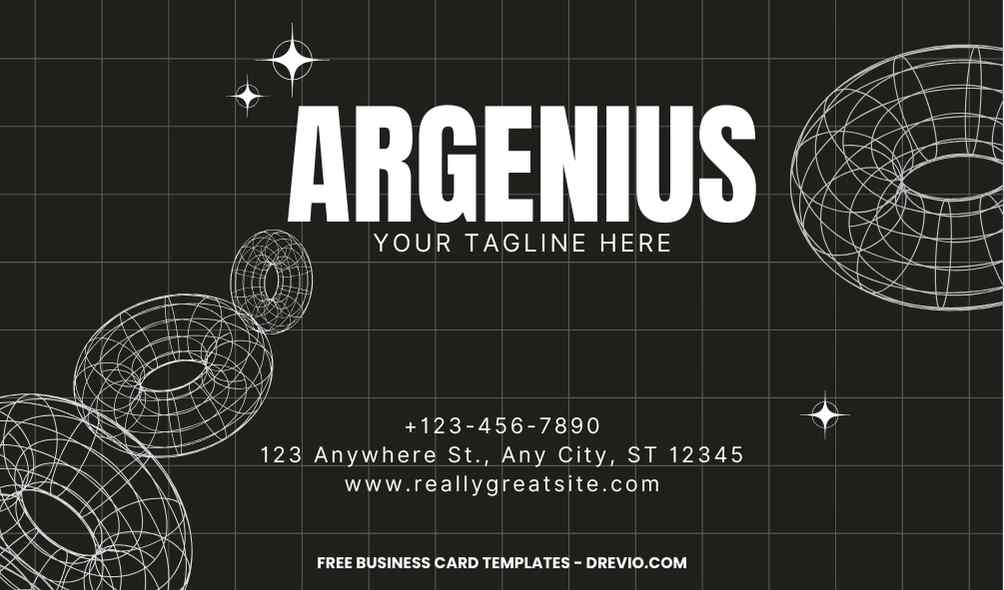 FREE Editable Modern Business Card Template