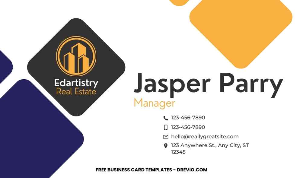 10 Modern Geometric Business Card Template