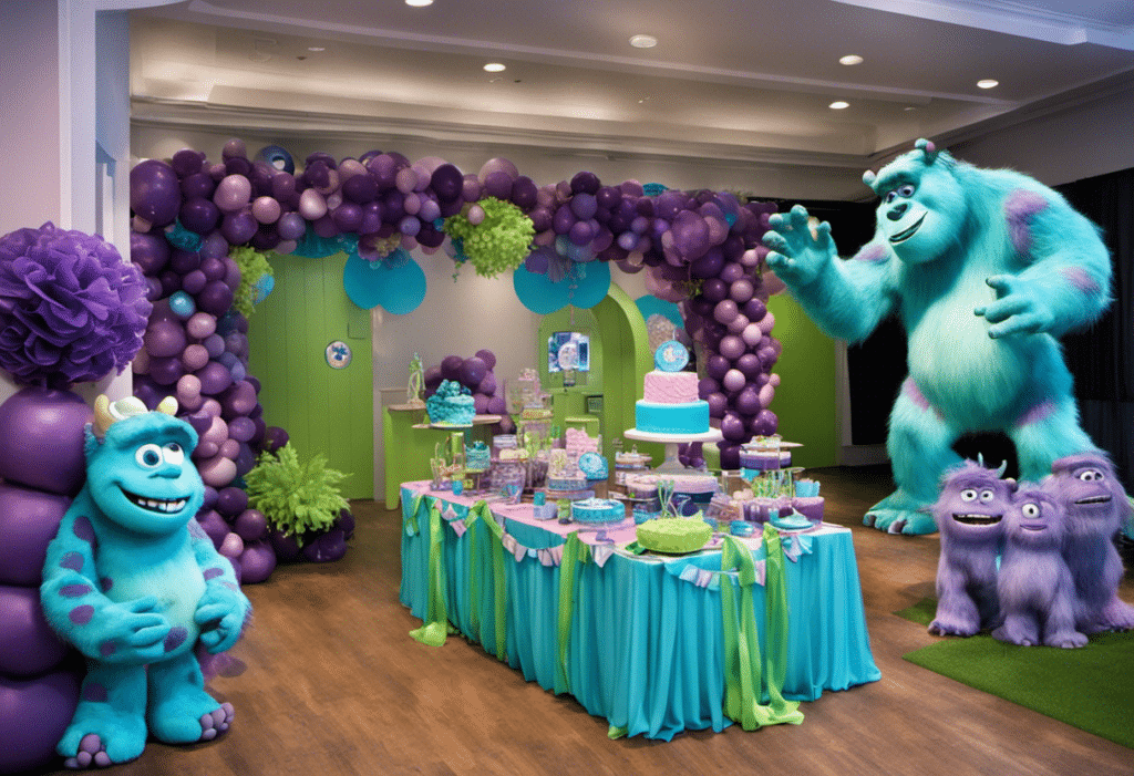 Monster Inc Birthday Decorations