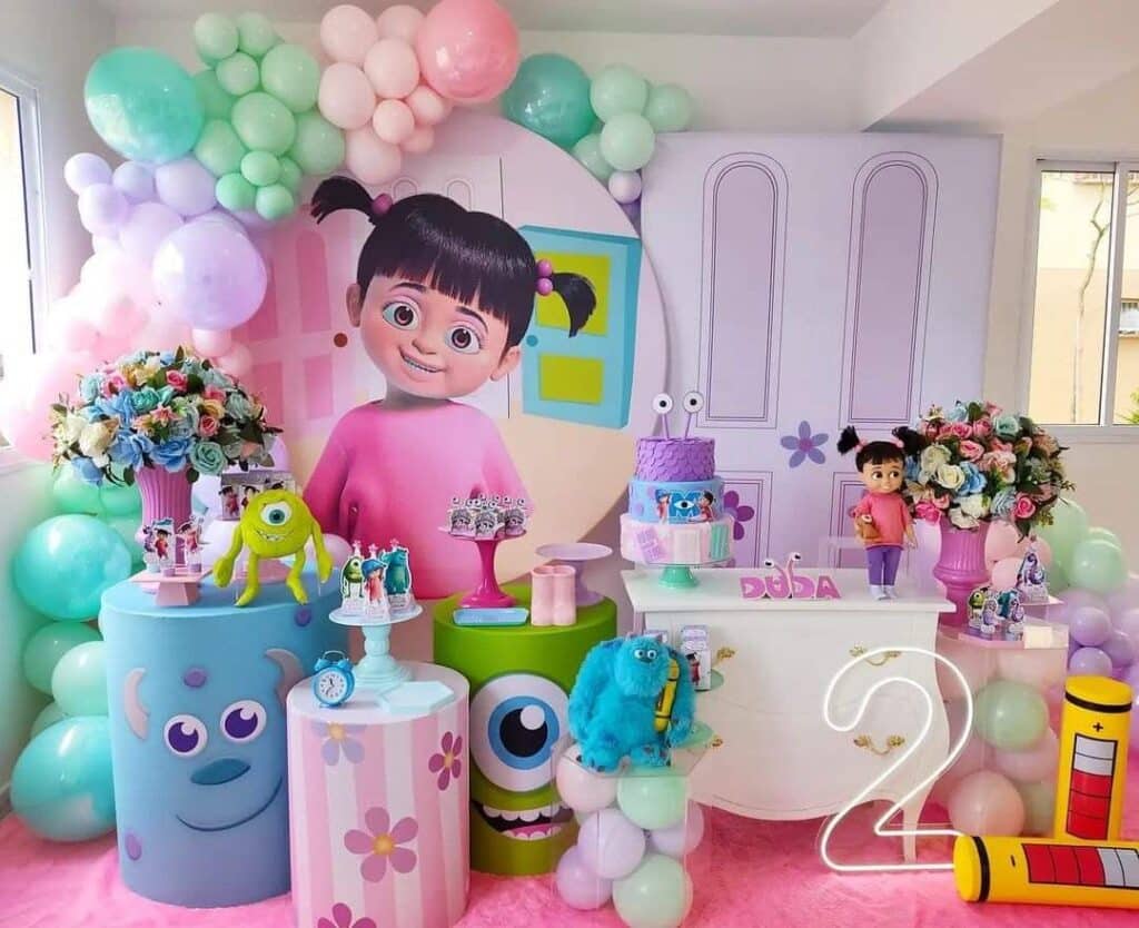 Monster Inc Birthday Decorations