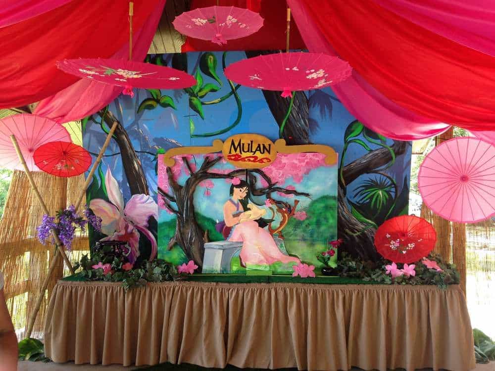 Mulan Birthday Decor