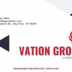9 Red Business Card Design Template