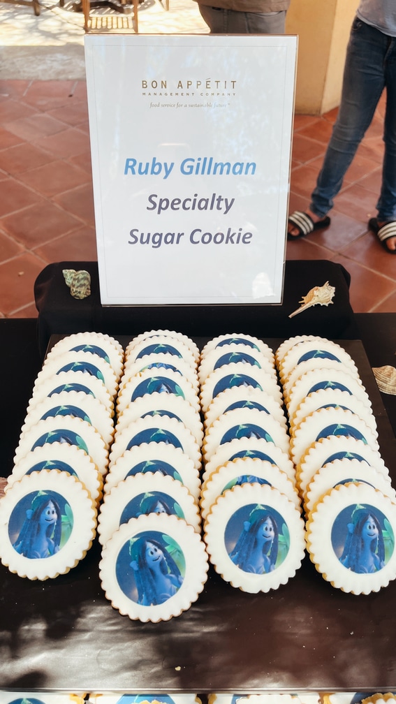 Ruby Gillman Teenage Kraken Birthday Sugar Cookie