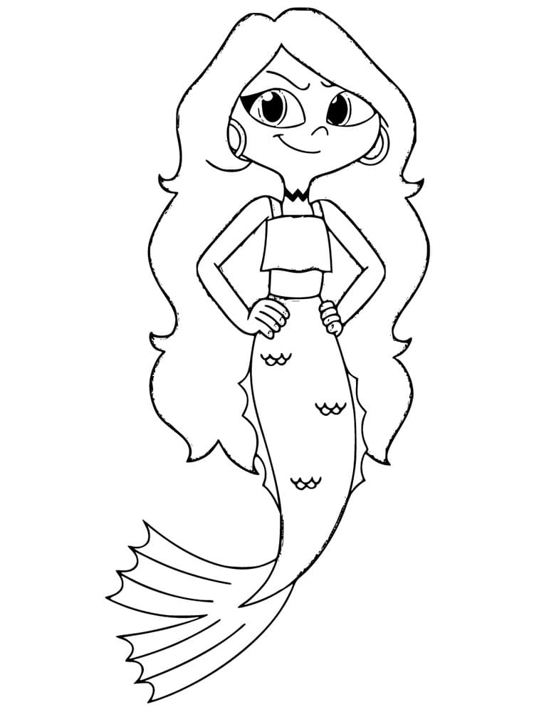 Ruby Gillman Teenage Kraken Coloring Page