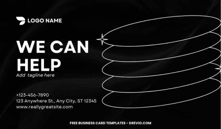 FREE Editable Simple Modern Business Card Template