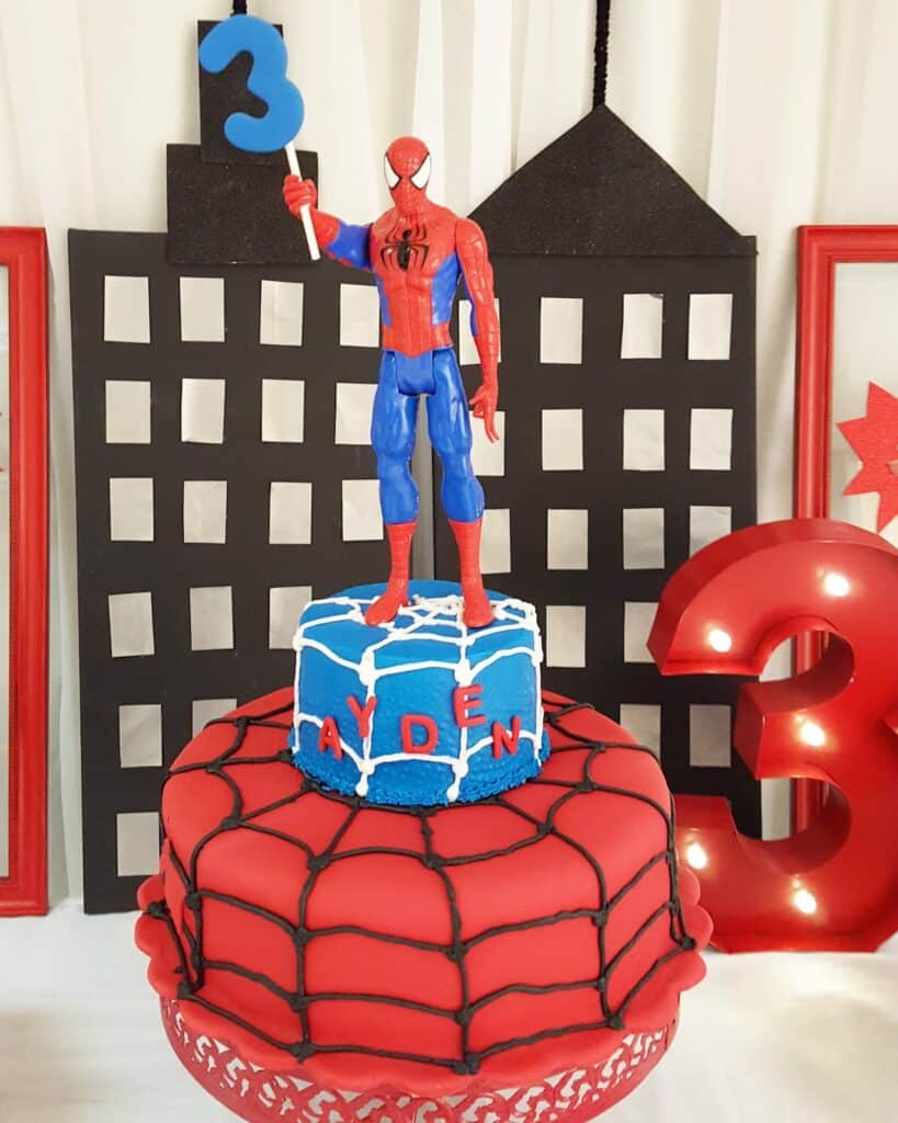 Spiderman Birthday Cakes