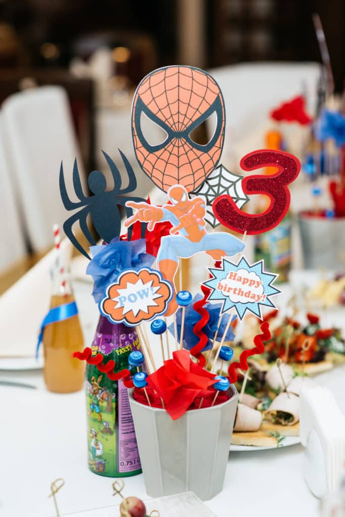 Spiderman Birthday Favors
