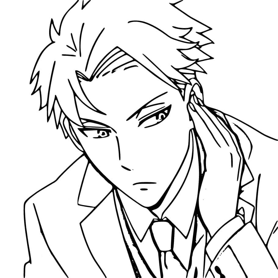 Spy x Family Code Coloring Pages