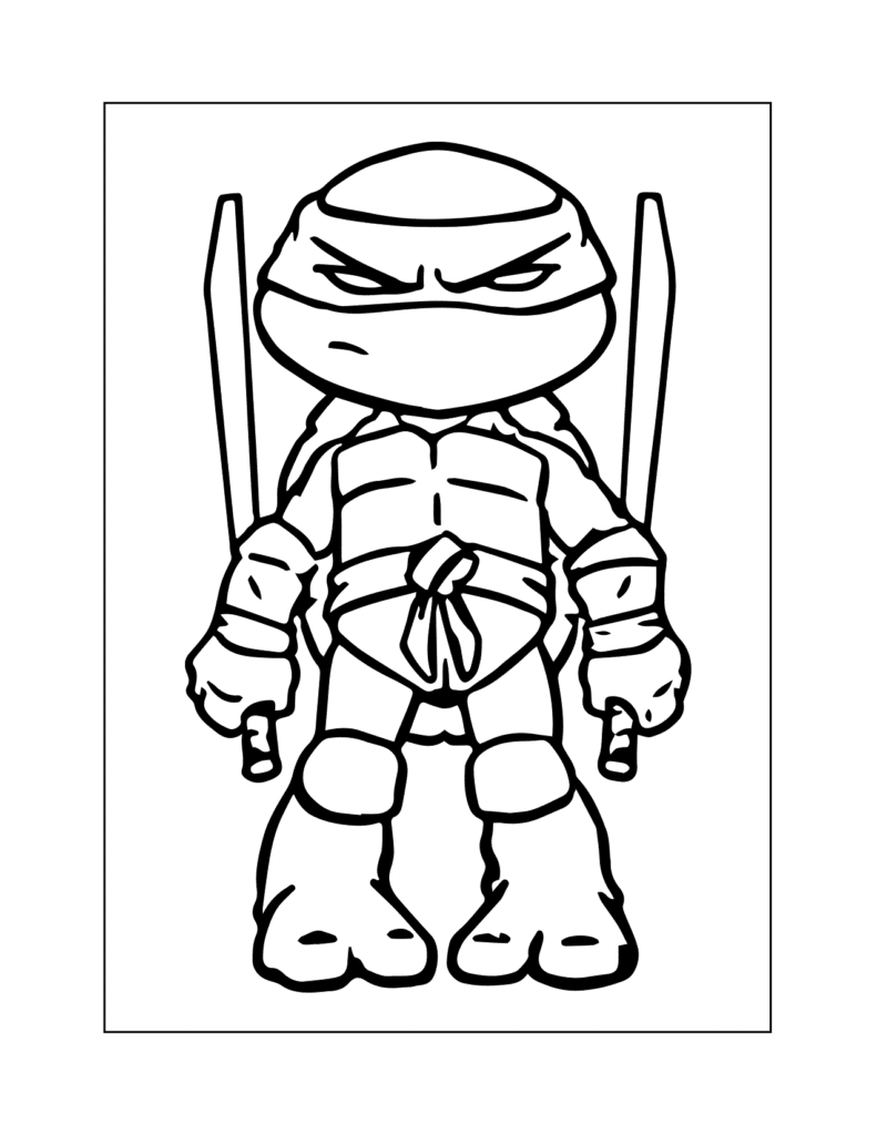 TNMT Coloring Page