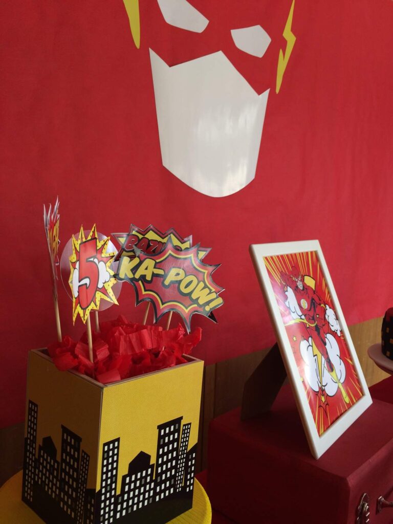 The Flash Birthday Party Photo Ops