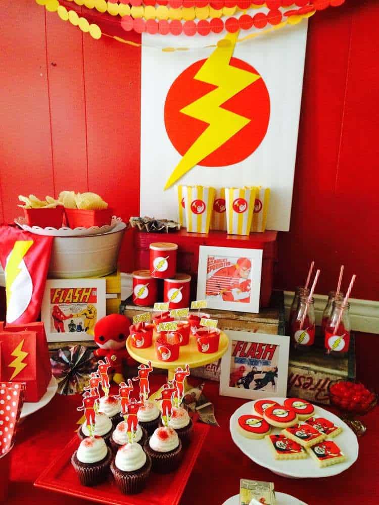 The Flash Birthday Party Sweet Treats
