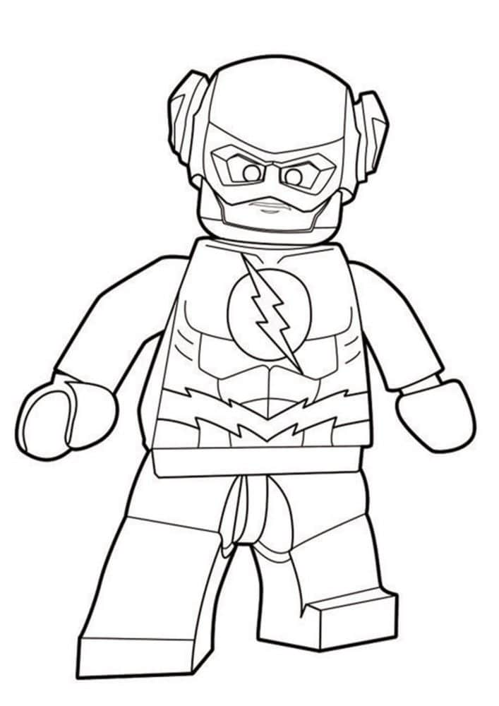 The Flash Coloring Page