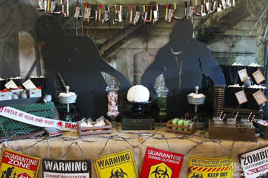 The Walking Dead Birthday Party Decor