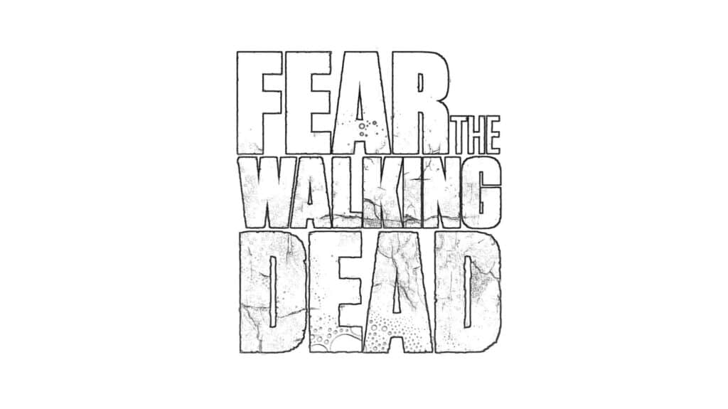 The Walking Dead Coloring Page 
