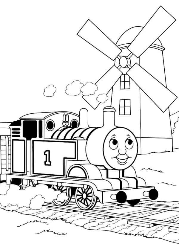 Thomas and Friends Coloring Page 