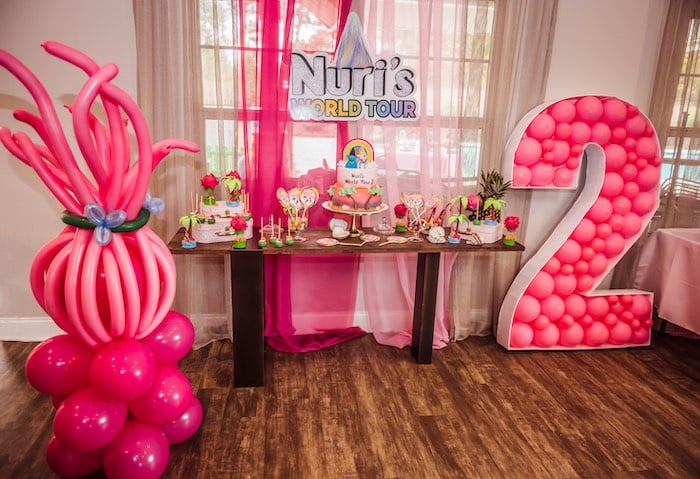 Trolls Birthday Dessert Table