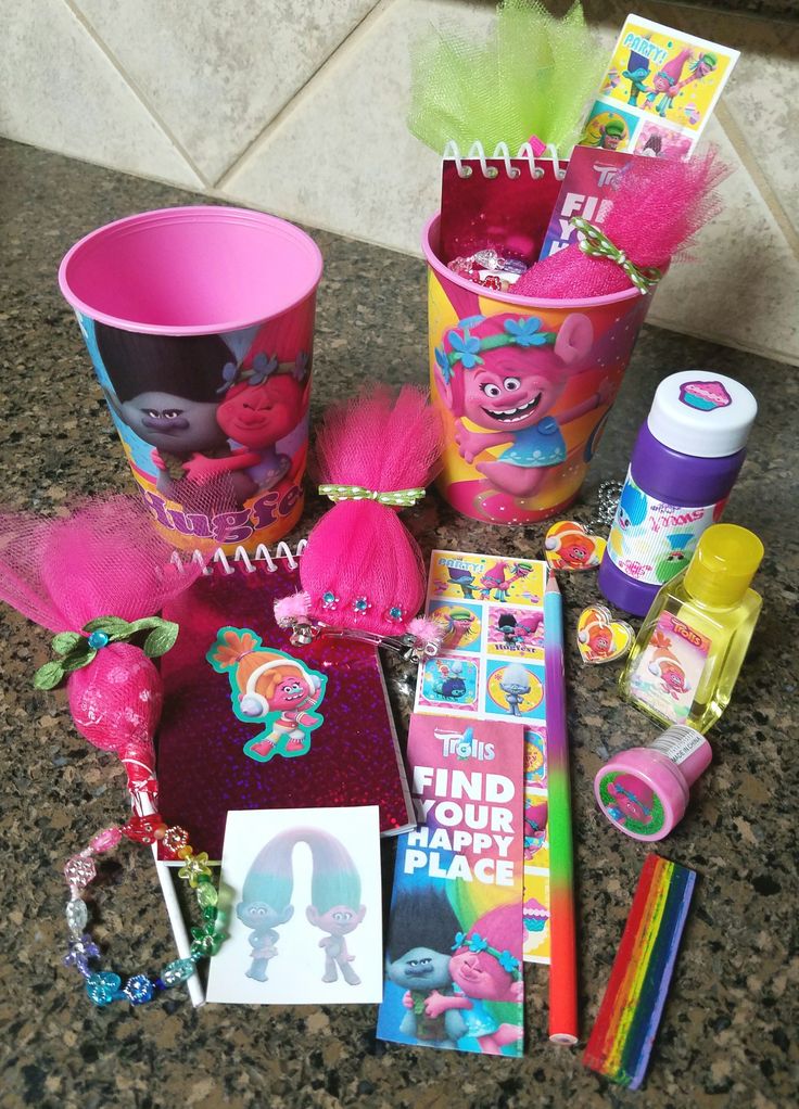 Trolls Birthday Favors Ideas