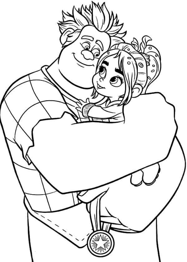 Wreck it Ralph Coloring Page 