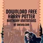 Harry Potter Birthday Bash + Get Your FREE Themed Invitations!