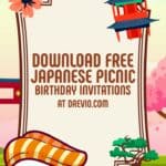 Hosting a Japanese Picnic Birthday: FREE Invitations Included!