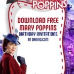 Mary Poppins Birthday + Free Invitations Included
