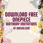 One Piece Themed Birthday with FREE Invitations