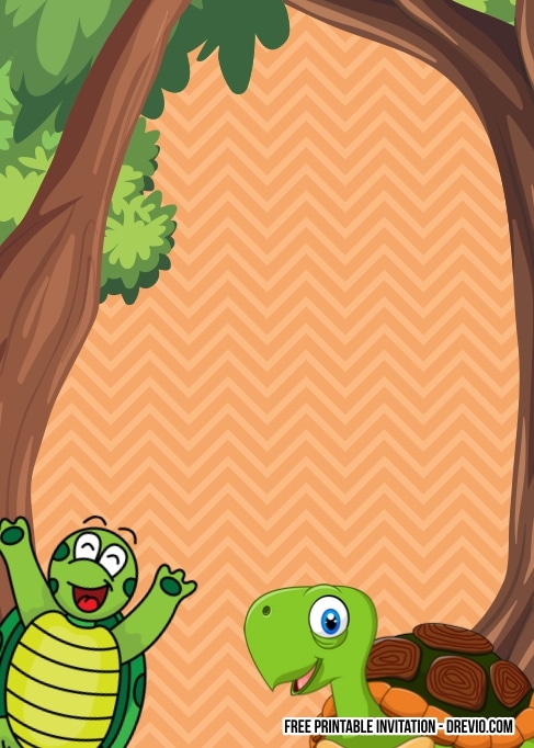 FREE Editable Reptile Birthday Invitations