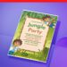 (Easily Edit PDF Invitation) Go Diego Go Jungle Party Invitation