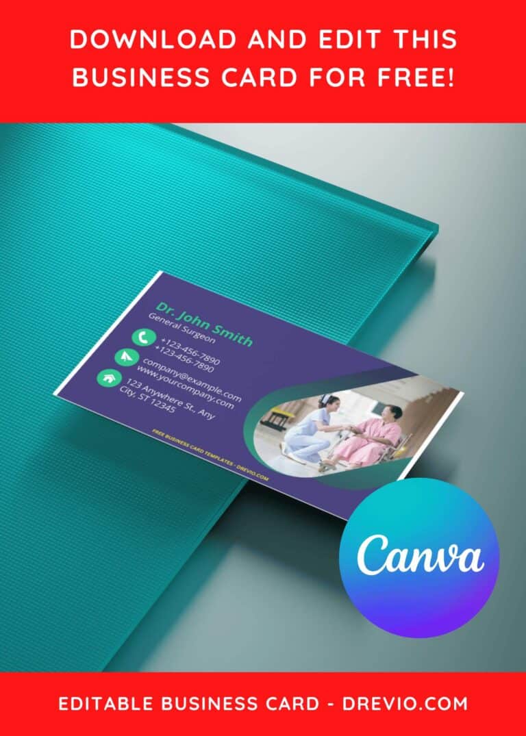 10+ Medical Healthcare Canva Business Card Templates