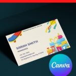 10+ Cute Children’s Toy Store Canva Business Card Templates