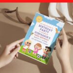 (Easily Edit PDF Invitation) FUN-TASTIC Kids Birthday Invitation