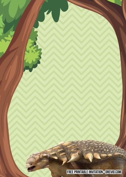 FREE Editable Reptile Birthday Invitations