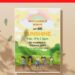(Easily Edit PDF Invitation) Playground Kids Birthday Invitation