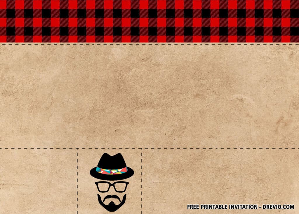 FREE Editable Beard Party Invitations