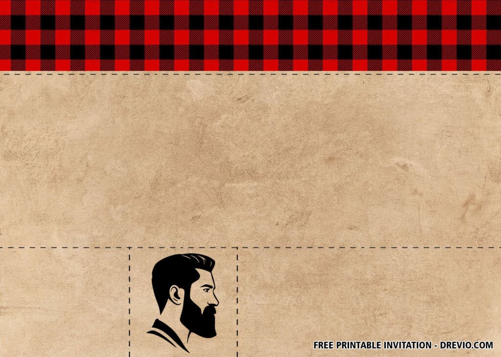FREE Editable Beard Party Invitations