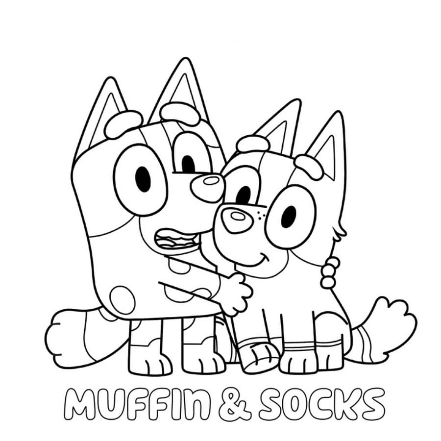 Bluey Coloring Page 3