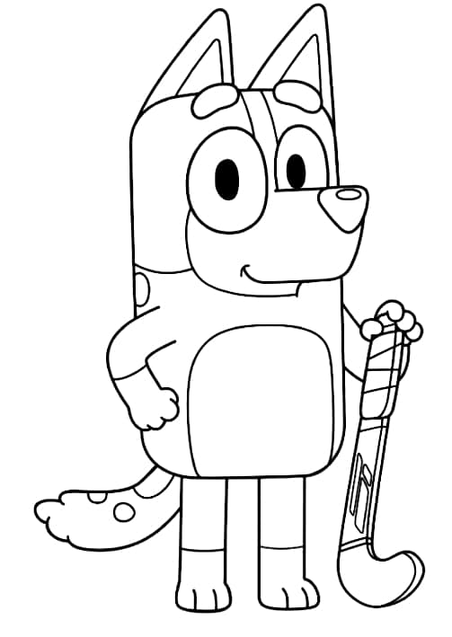 Bluey Coloring Page 4