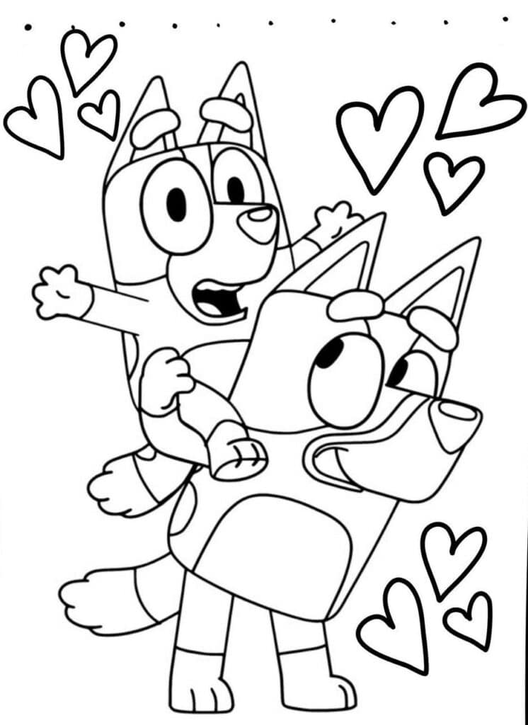 Bluey Coloring Page 5