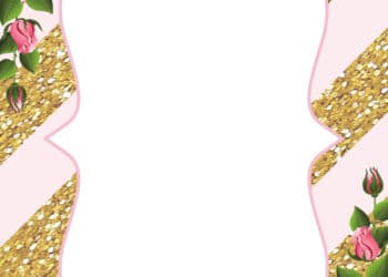 FREE Blush Pink Gold Party Invitations