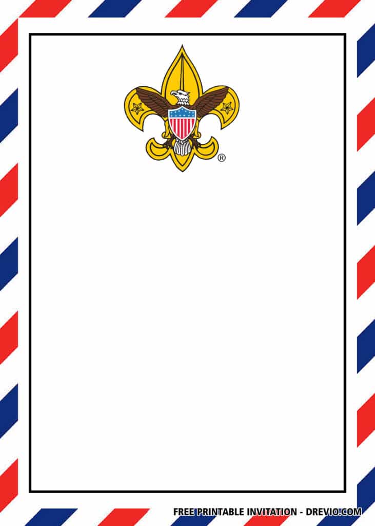 FREE Editable Boy Scout Invitations: