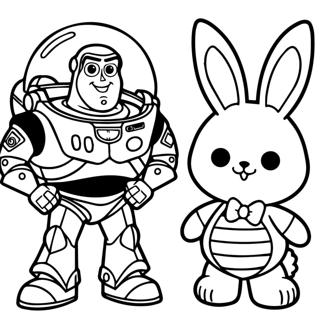 Buzz Lightyear Coloring Page